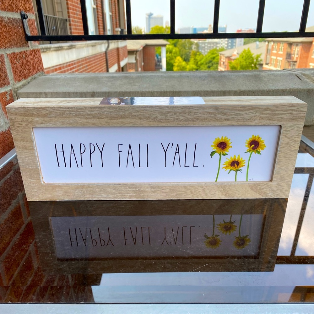 Rae Dunn HAPPY FALL Y’ALL sign